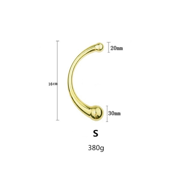 Double Ended Stainless Steel Dildo / Adult Unisex Anal Dildo Stimulator - EVE's SECRETS